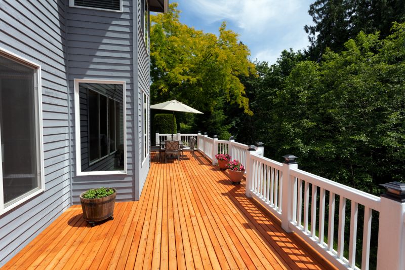 Deck with Built-In Features