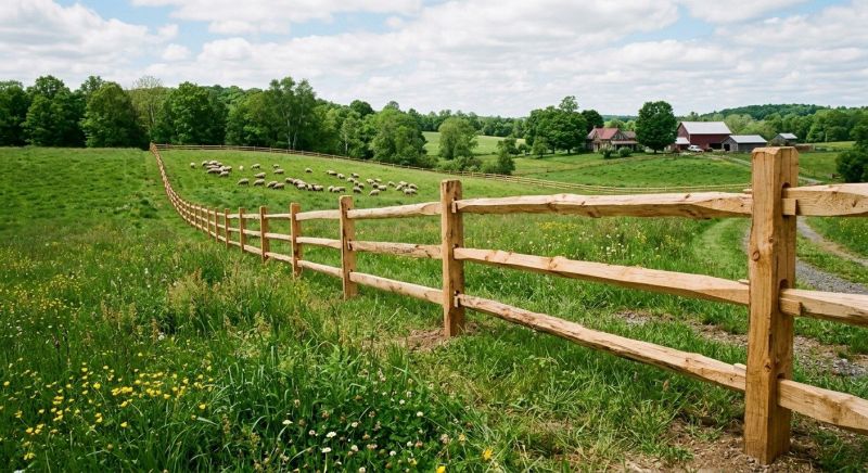 Rail Fence Replacement in Pearland, TX